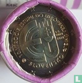 Slovaquie 2 euro 2014 (rouleau) "10th anniversary of the accession of the Slovak Republic to the European Union" - Image 1