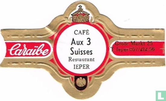 Café Aux 3 Suisses Restaurant Ieper - Grote Markt 25 T. Ieper 057/212.56 - Image 1