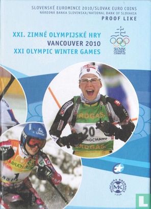 Slovaquie coffret 2010 (PROOFLIKE) "Olympic Winter Games in Vancouver" - Image 1