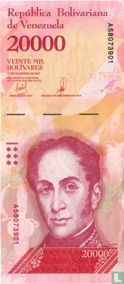 Venezuela 20000 Bolivares - Afbeelding 1