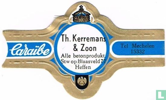 Th. Kerremans & Zoon Alle betonprodukt. Stw op Blaasveld 77 Heffen - Tel Mechelen 15332 - Bild 1