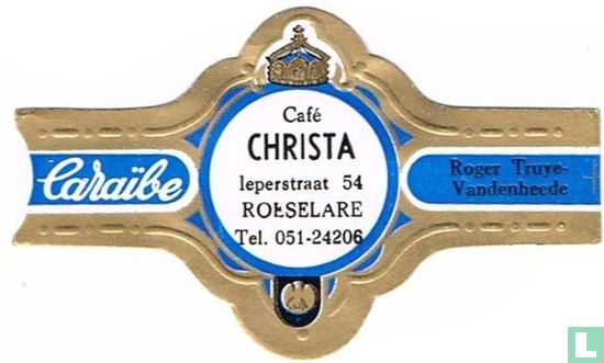 Café Christa Ieperstraat 54 Roeselare Tel. 051-24206 - Roger Truye-Vandenheede - Image 1
