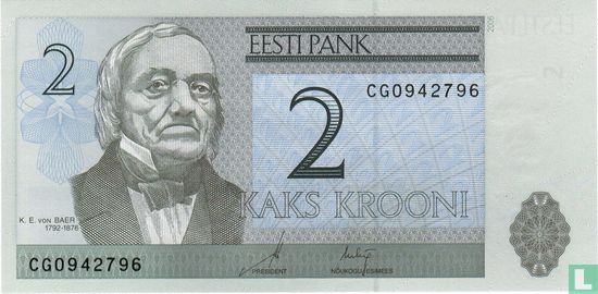 Estonie 2 Krooni 2006 - Image 1