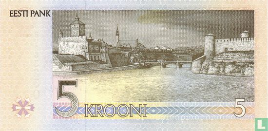 Estonie 5 Krooni 1994 - Image 2