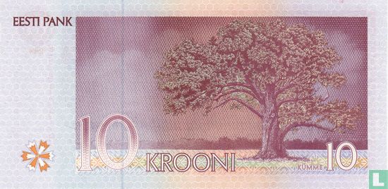 Estonie 10 Krooni 1994 - Image 2