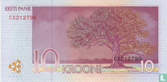 Estland 10 Krooni 2007 - Afbeelding 2