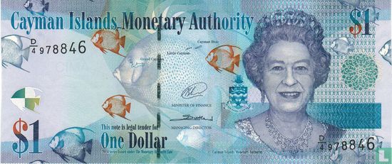 Kaaimaneilanden 1 Dollar (prefix D4) - Afbeelding 1