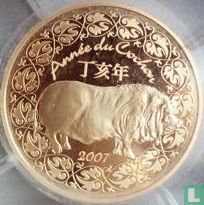 Frankrijk 10 euro 2007 (PROOF) "Year of the pig" - Afbeelding 1