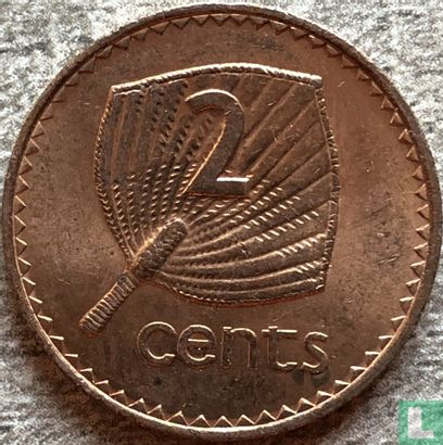 Fiji 2 cents 1986 - Image 2