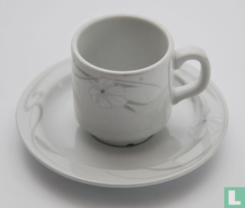 Coffee cup and saucer - Sonja 305 - Decor unknown - Mosa - Image 3