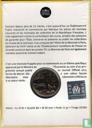 Frankrijk 1½ euro 2011 (folder) "Olympique de Marseille" - Afbeelding 2
