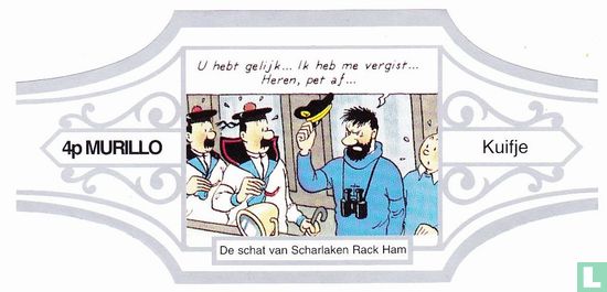 Tintin The Treasure of Scarlet Rack Ham 4p - Image 1