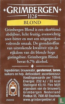 Grimbergen Blond - Afbeelding 3