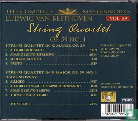 CMB 29 String Quartets - Bild 2