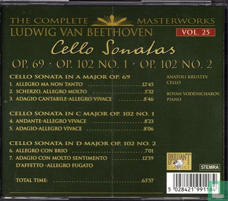 CMB 25 Cello Sonatas - Image 2