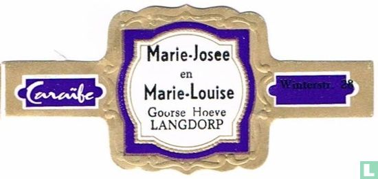 Marie-Josée et Marie-Louise Goorse Hoeve Langdorp - Caraïbe - Winterstr. 28 - Image 1