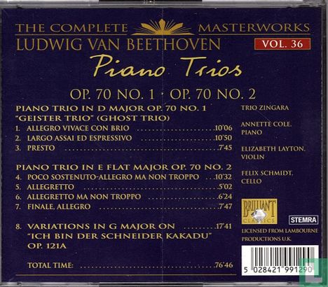 CMB 36 Piano Trios - Image 2