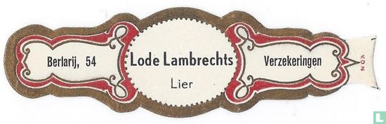 Lode Lambrechts Lier - Berlarij 54 - Verzekeringen - Bild 1