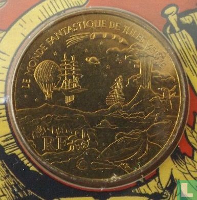 France ¼ euro 2005 (folder) "100th anniversary Death of Jules Verne" - Image 3