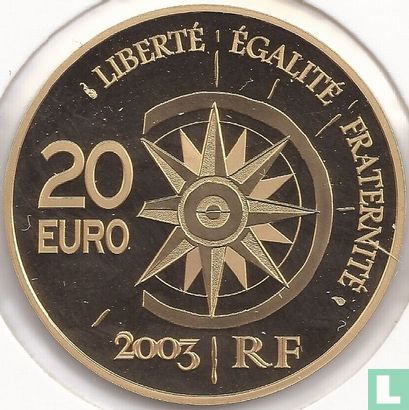 Frankrijk 20 euro 2003 (PROOF) "The Orient-Express" - Afbeelding 1