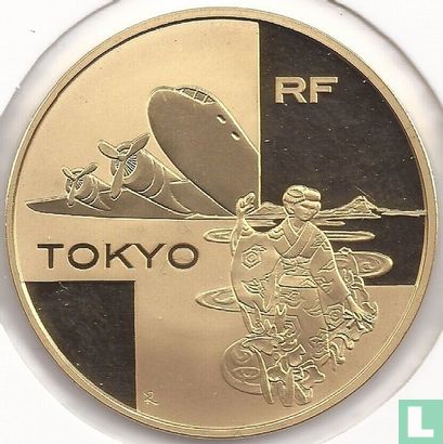 France 20 euro 2003 (BE) "Paris-Tokyo flight" - Image 2