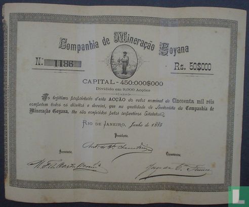 Companhia de Mineracao Goyana 1885 