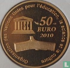 France 50 euro 2010 (PROOF) "Taj Mahal" - Image 1