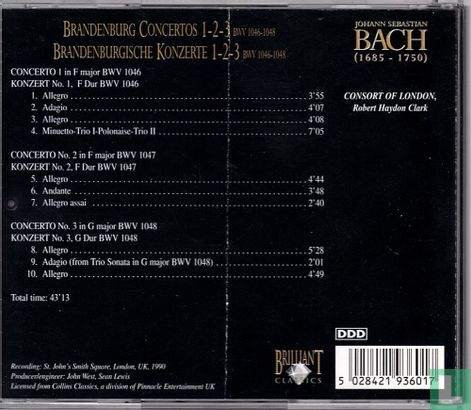 BE 001: Brandenburg Concertos 1-2-3 - Afbeelding 2