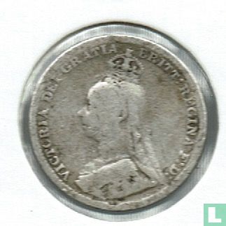 Vereinigtes Königreich 3 Pence 1893 (3 geschlossen) - Bild 2