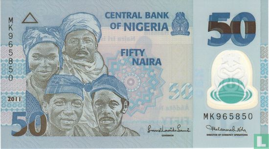 Nigeria 50 Naira 2011 - Image 1