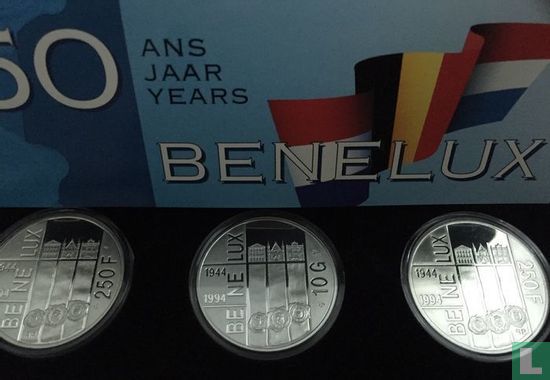 Benelux combinatie set 1994 (PROOF) "50 years of the Benelux" - Afbeelding 2