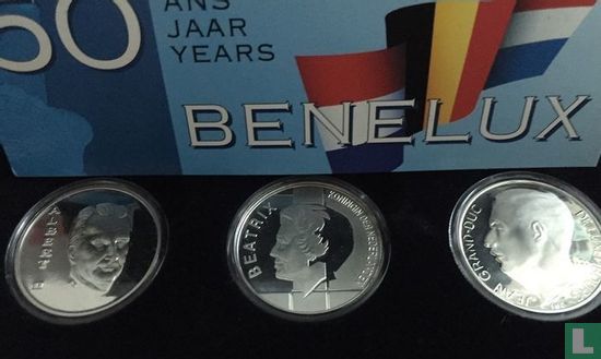 Benelux Kombination Set 1994 (PP) "50 years of the Benelux" - Bild 3