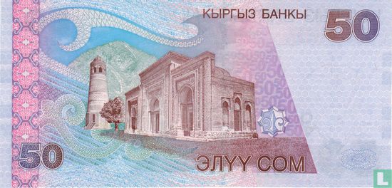 Kyrgyzstan 50 Som 2002 - Image 2