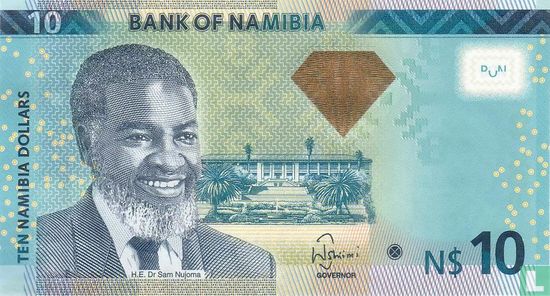 Namibia 10 Namibia Dollars 2013 - Image 1