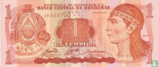 Honduras 1 Lempira  - Image 1