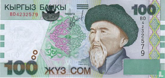 Kirgizië 100 Som 2002 - Afbeelding 1