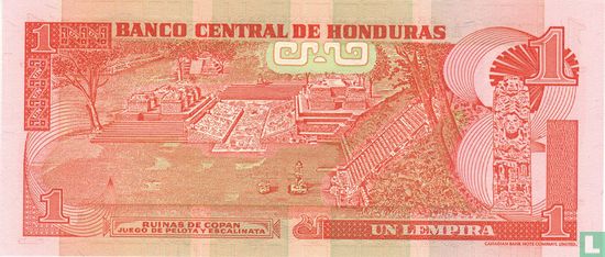 Honduras 1 Lempira  - Afbeelding 2