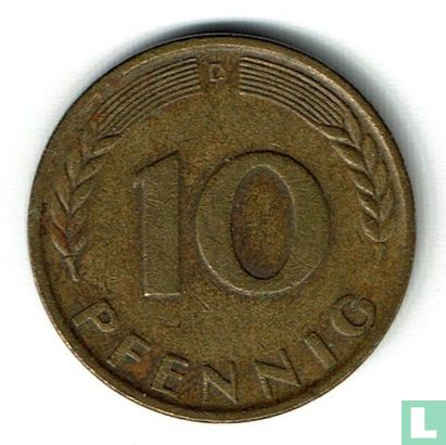 Allemagne 10 pfennig 1968 (D) - Image 2