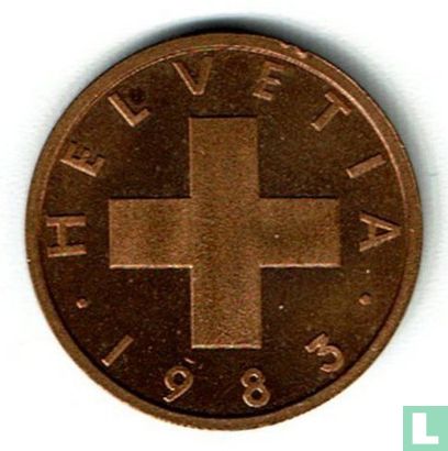 Switzerland 1 rappen 1983 - Image 1