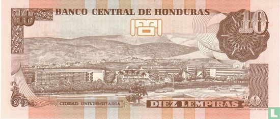Honduras 10 Lempiras  - Image 2