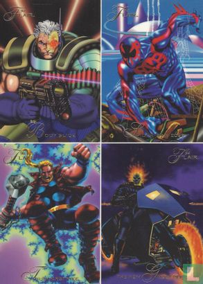 1994 Flair Marvel Universe 1961-1963 Inaugural Edition Promo Card Sheet - Afbeelding 2
