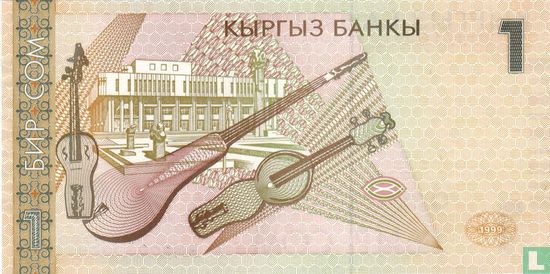 Kirgisistan 1 Som 1999 - Bild 2