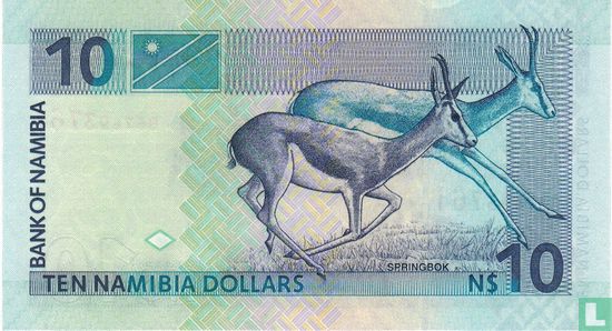 Namibie 10 Dollars de Namibie ND (2001) - Image 2
