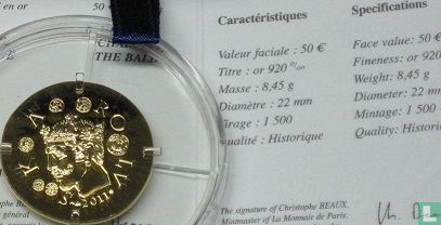 France 50 euro 2011 (PROOF) "Charles the Bald" - Image 3