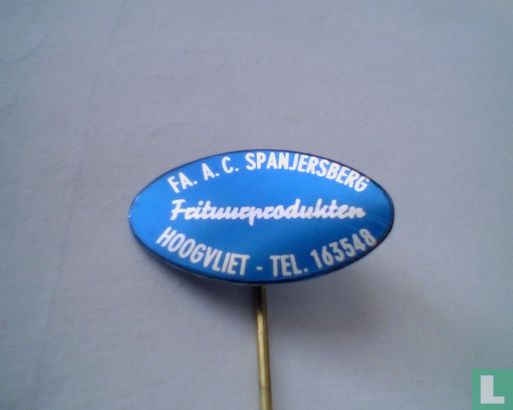 Fa. A.C. Spanjersberg frituurproducten Hoogvliet - Tel. 163548