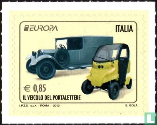 Europa – Postvoertuigen 