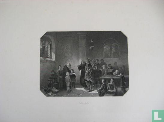 Karel de Groote bezoekt de St. Maartensschool te Utrecht 790 - Afbeelding 1