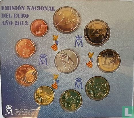 Spain mint set 2013 (with medal Comunitat Valenciana) - Image 2