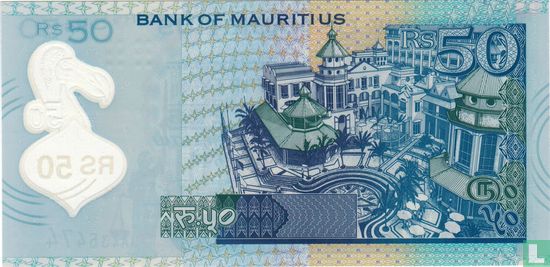 Mauritius 50 Rupees 2013 - Image 2