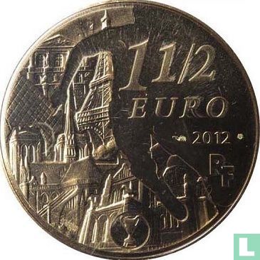 Frankrijk 1½ euro 2012 "Paris Saint Germain" - Afbeelding 1